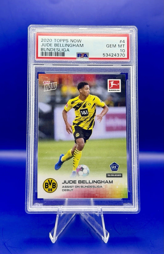 2020 Topps Now Bundesliga Rookie Jude Bellingham #4 PSA 10 GEM MT Dortmund