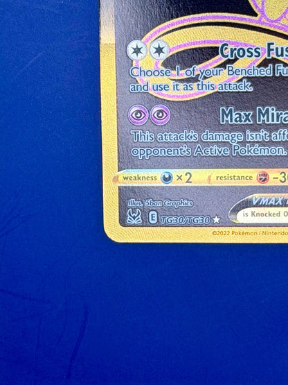 Pokémon Fusion Strike - Mew VMax Black And Gold - TG30/TG30 