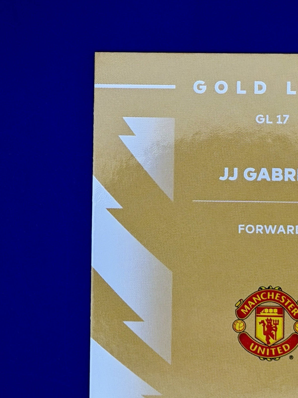 Topps Premier League 2026/27 JJ Gabriel Manchester United Rookie Gold lion