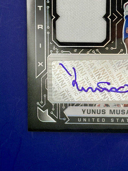 2021/22 Panini Obsidian Yunus Musah USA Patch Auto /149
