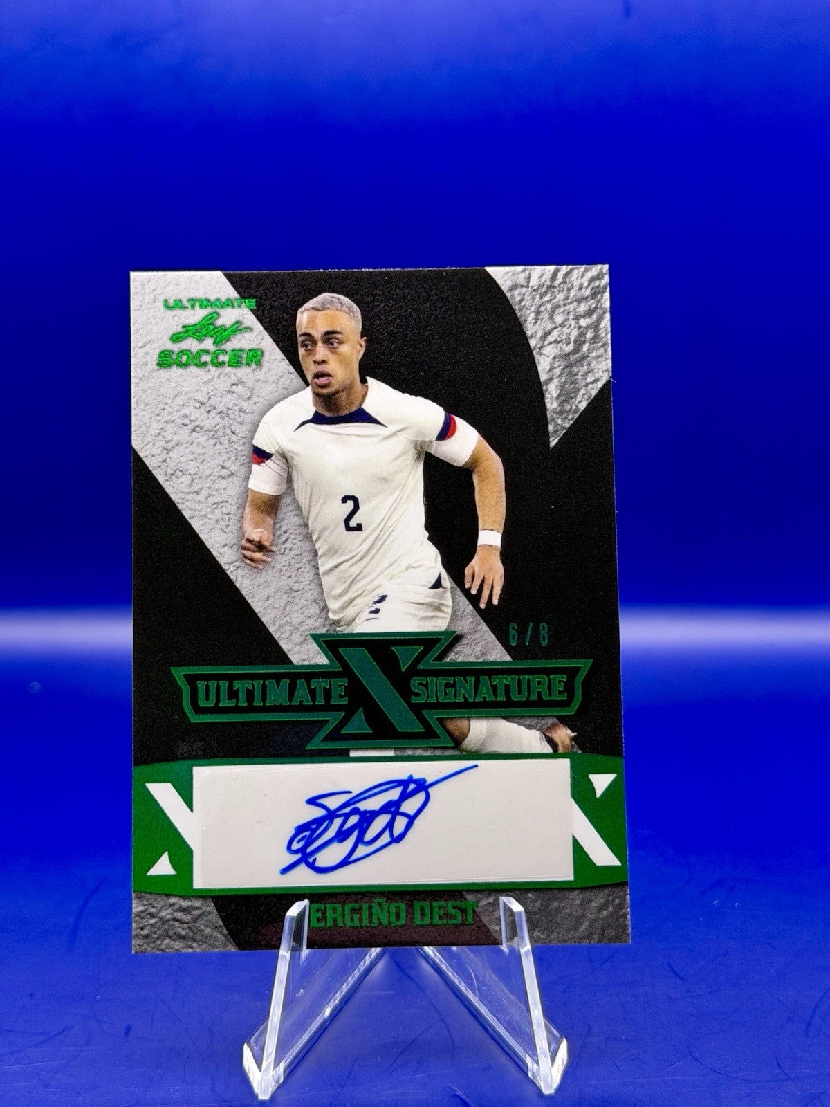 2022 Leaf Ultimate Signature USA Sergino Dest Auto /8