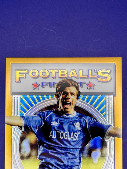 2021-22 Topps Finest Flashbacks Uefa Champions League - Gianfranco Zola /50