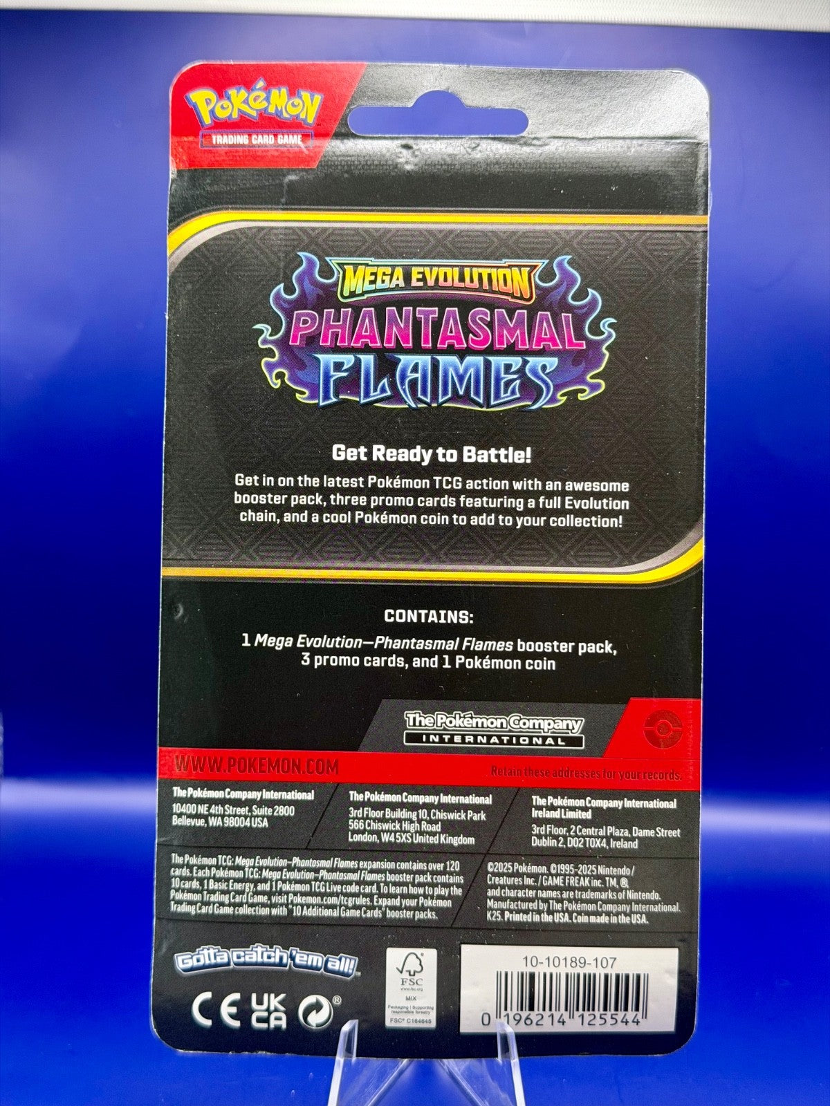 Pokemon Phantasmal Flames booster pack