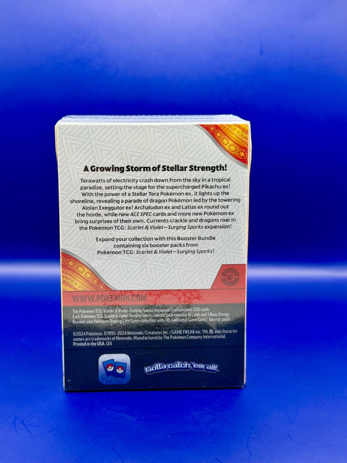 Pokémon Surging Sparks Booster Bundle New and Sealed (6 packs)