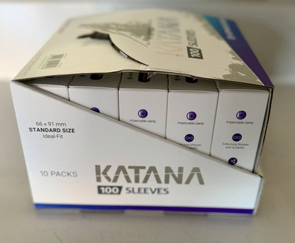 Ultimate Guard Katana Sleeves – Blue (100 Standard Size Sleeves)
