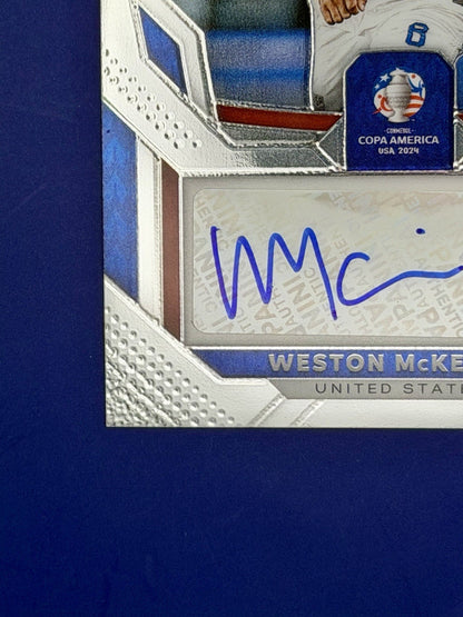 2024 panini prizm copa America Weston Mckennie Auto USA Juventus