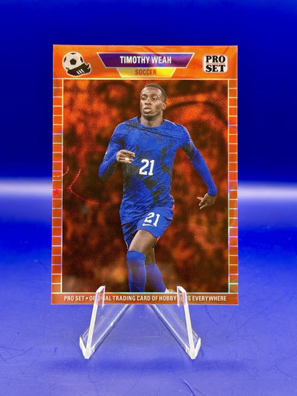 2024 Leaf Pro Set Timothy Weah 1/1 USA Marseille