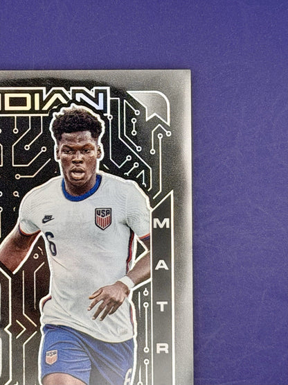 2021/22 Panini Obsidian Yunus Musah USA Patch Auto /149