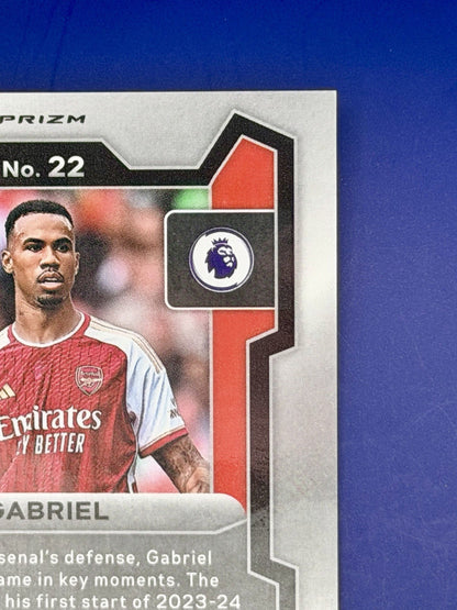 2023-24 Panini Prizm Gabriel Arsenal Purple Parallel /25