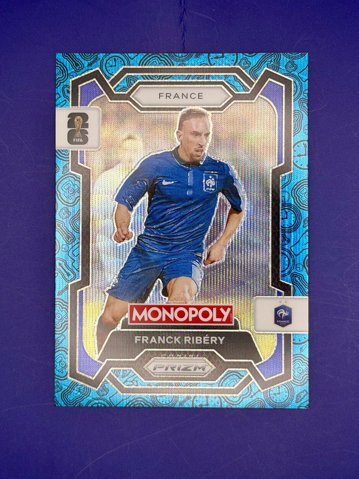 2026 Panini - Monopoly Prizm FIFA World Cup Frank Ribery France Blue Prizm