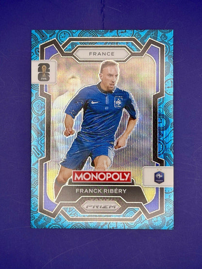 2026 Panini - Monopoly Prizm FIFA World Cup Frank Ribery France Blue Prizm