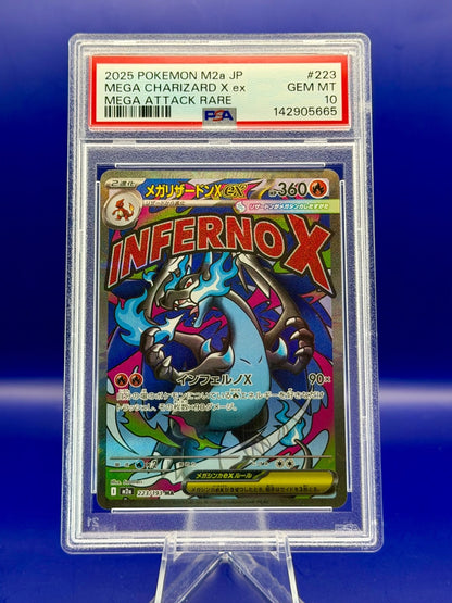 PSA10 Mega Charizard X ex 223/193 M2a Mega Dream Ex Holo JPN 276