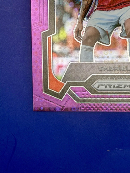 2023-24 Panini Prizm Gabriel Arsenal Purple Parallel /25