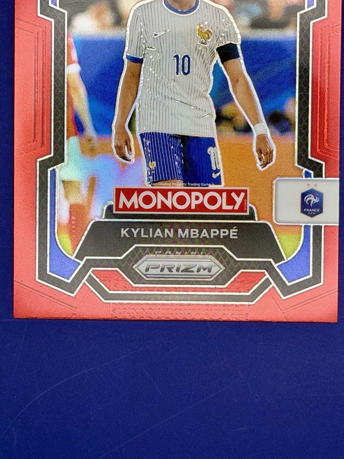 2026 Panini - Monopoly Prizm FIFA World Cup Kylian Mbappe France Red Parallel 
