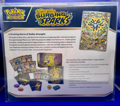 Pokémon Surging Sparks Elite Trainer Box ETB Sealed Brand New In Hand UK