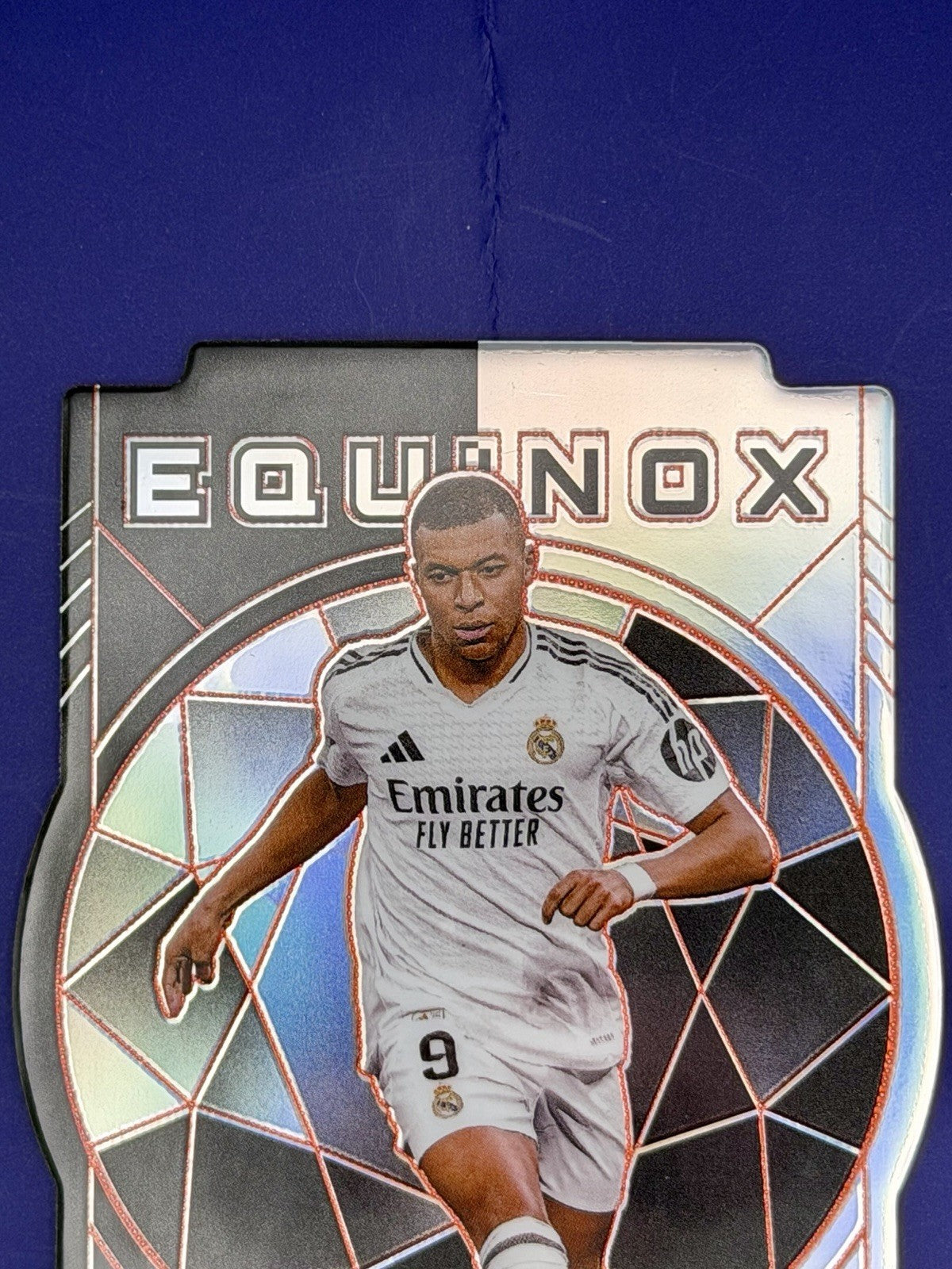 2024-25 Panini Obsidian Equinox Kylian Mbappé #1 Electric Etch Orange /75