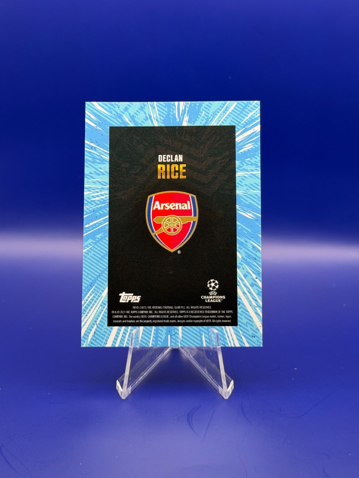 2023 Topps UCC Declan Rice Arsenal Refractor /49