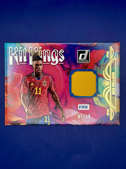 2023/24 Panini Donruss Kit Kings Nico Williams Patch /10