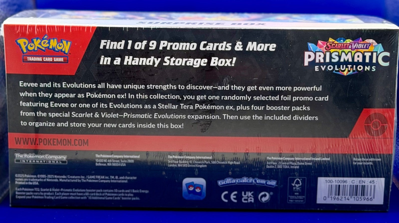 Pokémon TCG Prismatic Evolutions Surprise Box New and Factory Sealed