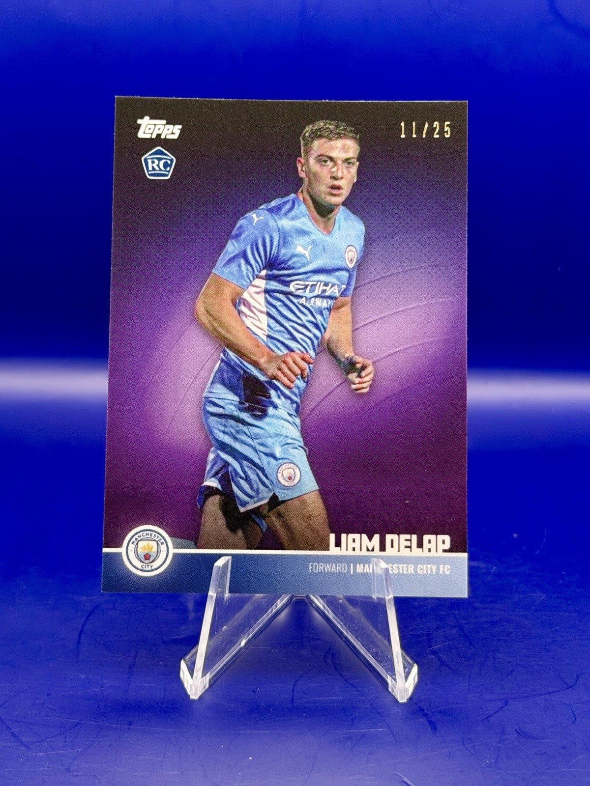 Topps - Manchester City Team Set 2021/22 Liam Delap RC /25