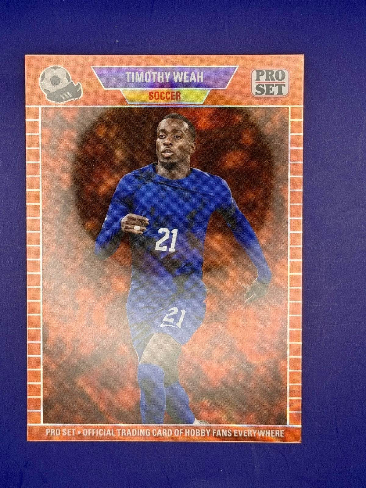 2024 Leaf Pro Set Timothy Weah 1/1 USA Marseille