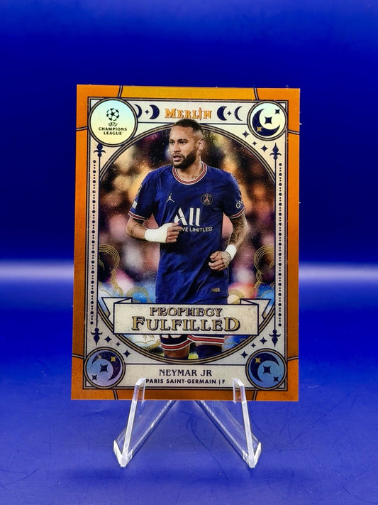 2022 Topps Merlin Neymar Prophecy Fulfilled Brazil PSG /25