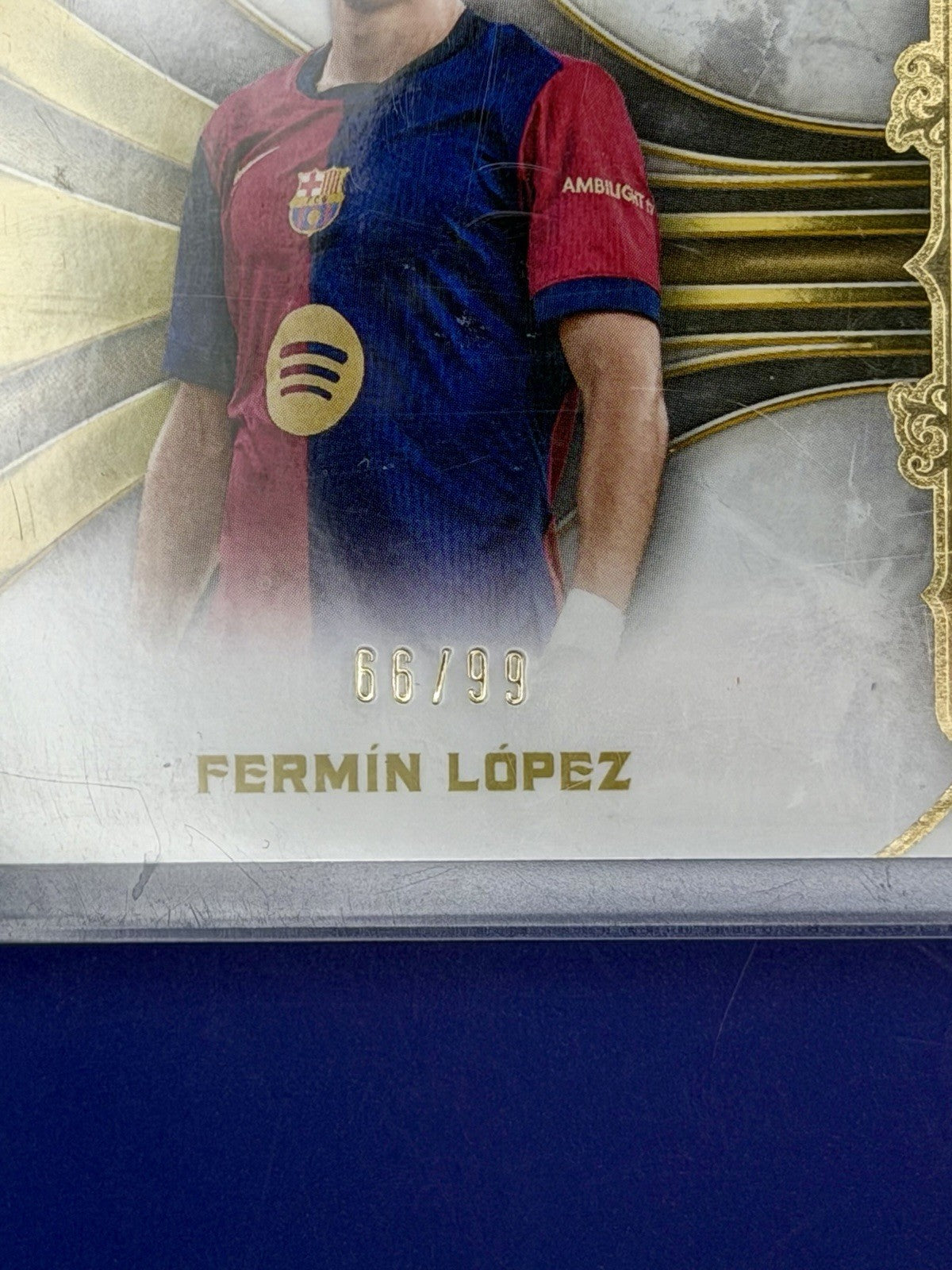 2024-25 Topps Reverence Fermin Lopez FC Barcelona Player Worn Relic /99