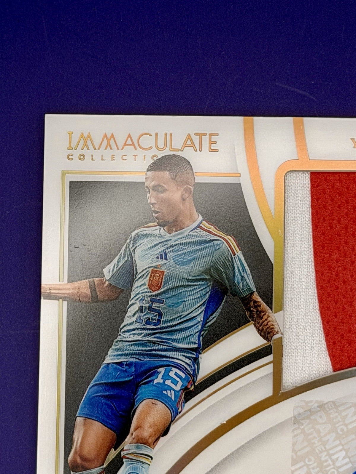 2022-23 Panini - Immaculate Yeremy Pino /10 Spain Patch Auto Crystal Palace