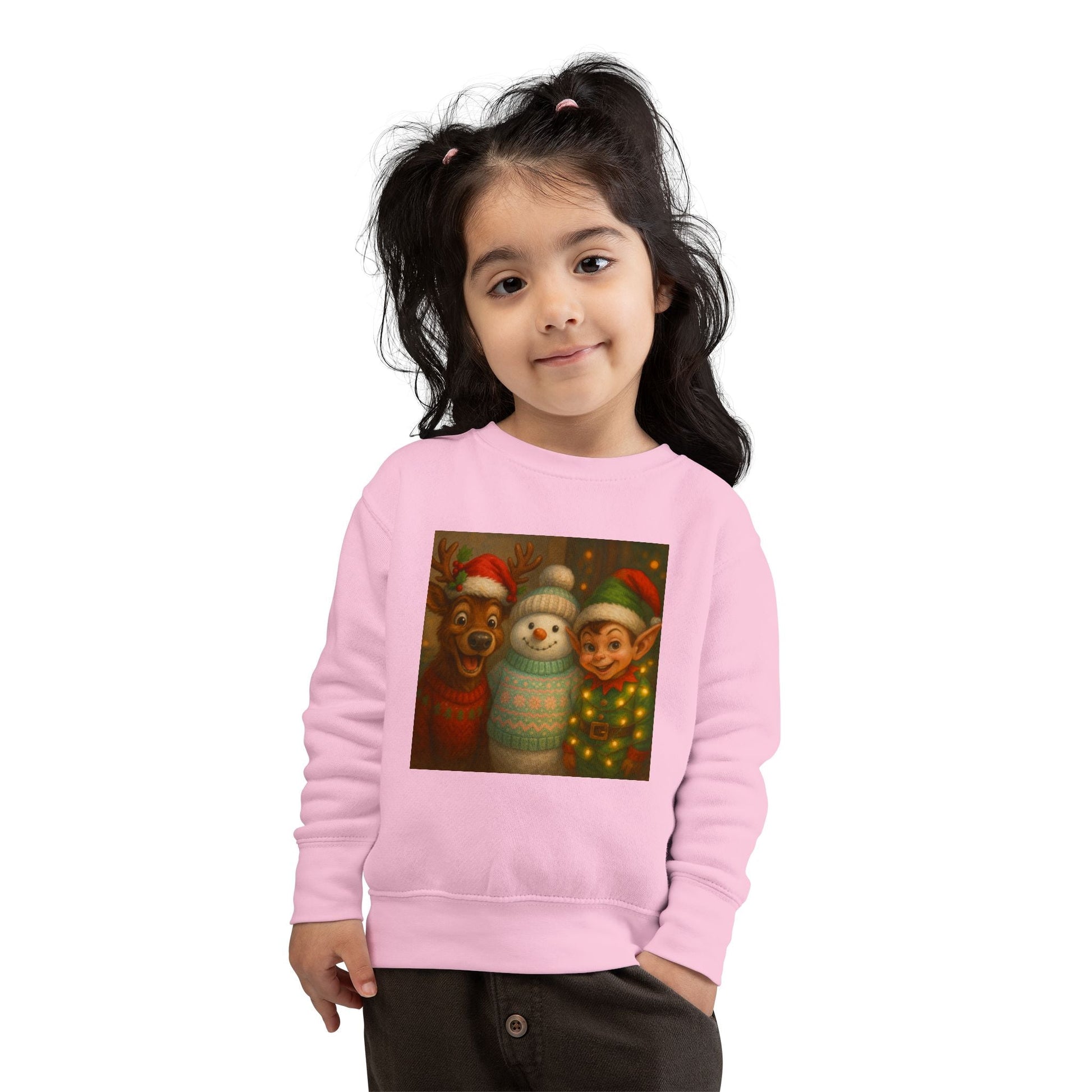 Fun Festive Toddler Sweatshirt Printify
