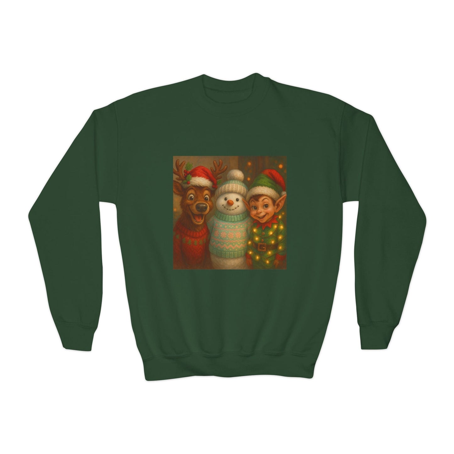 Fun Youth Christmas Sweatshirt Printify