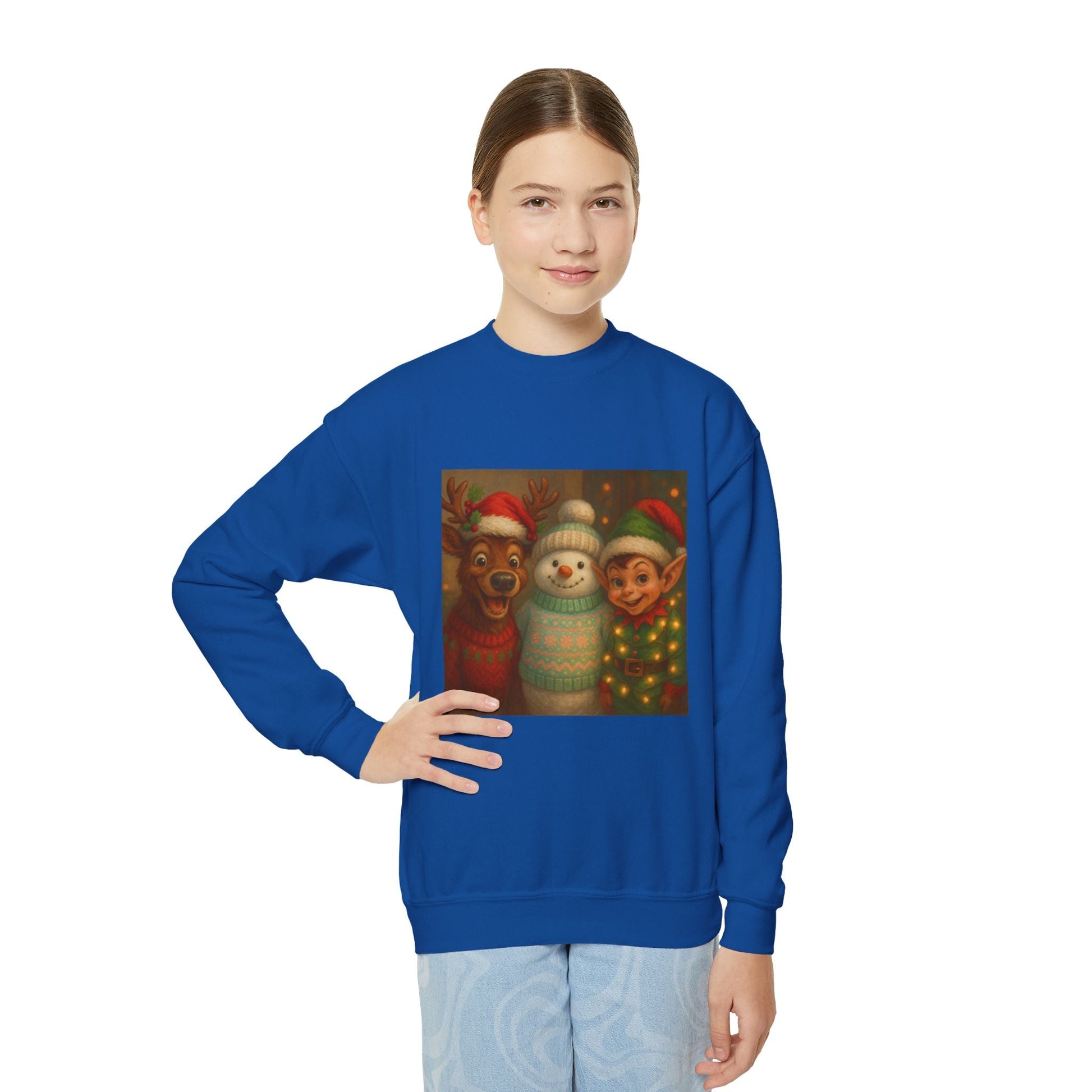 Fun Youth Christmas Sweatshirt Printify