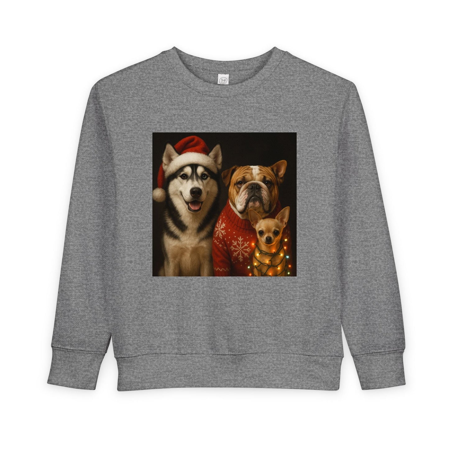Festive Pet-Themed Toddler Sweatshirt Printify