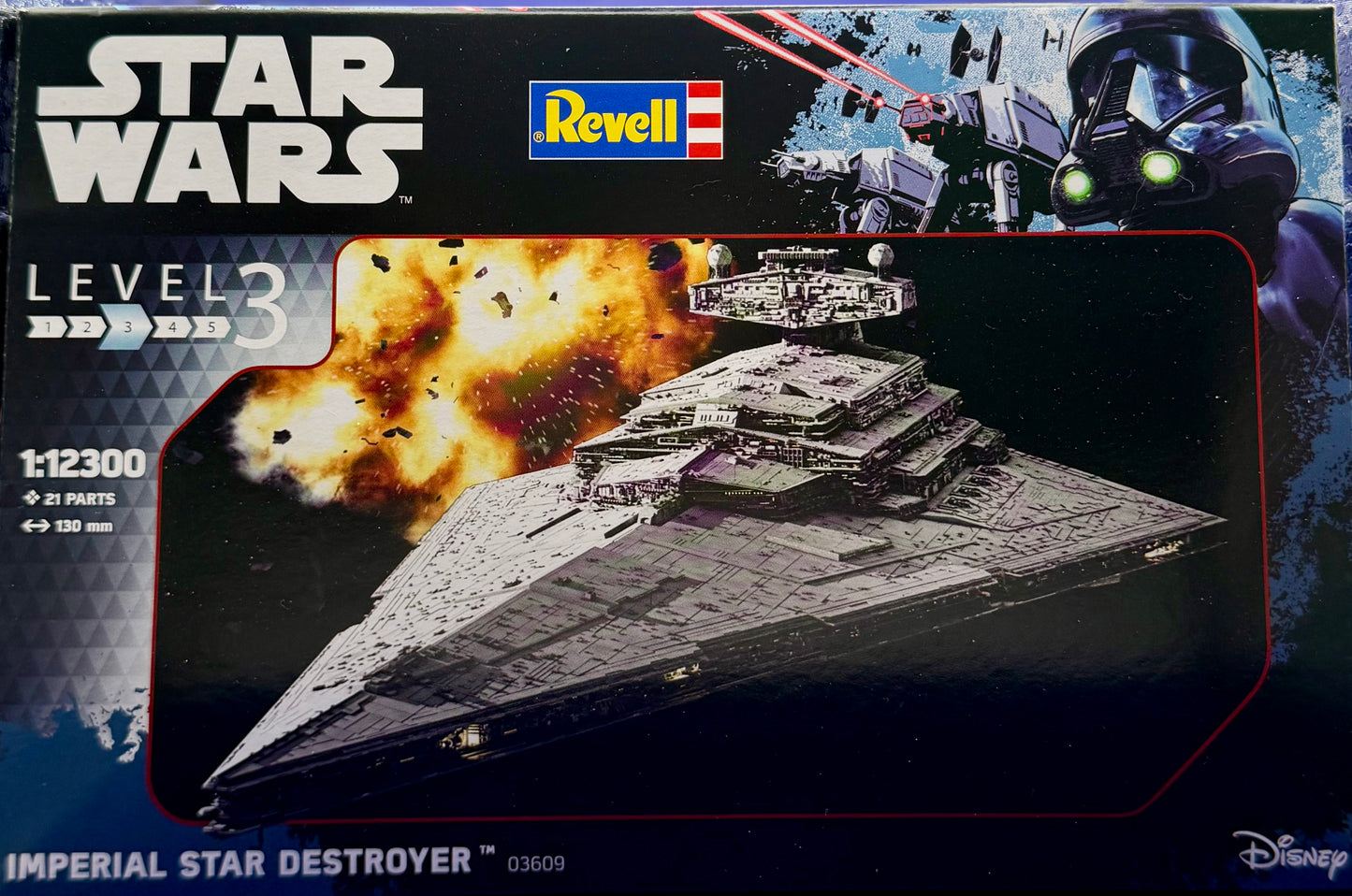 Star Wars Model Kit 1/12300 Imperial Star Destroyer 13cm - Revell