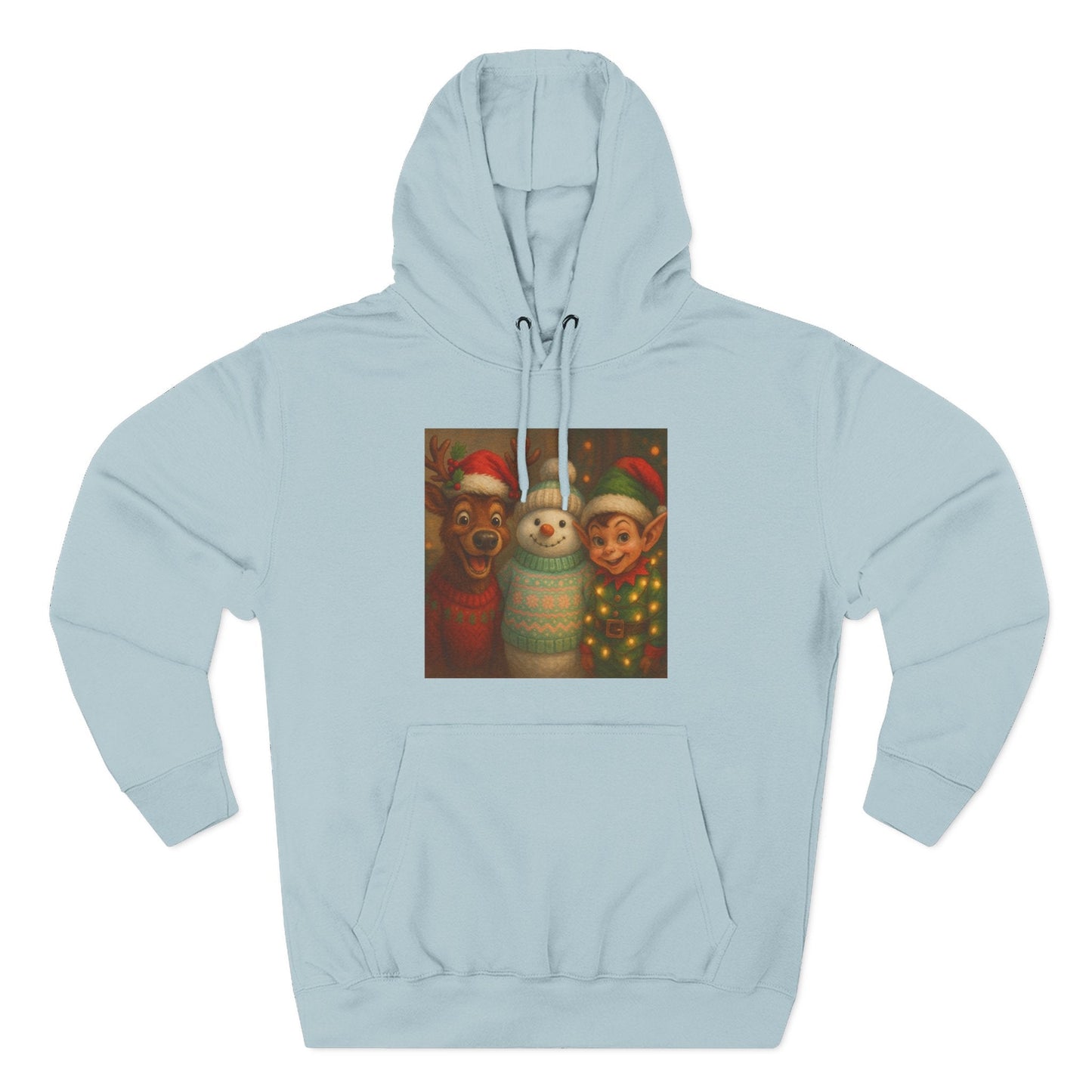 Fun Christmas Fleece Hoodie Printify