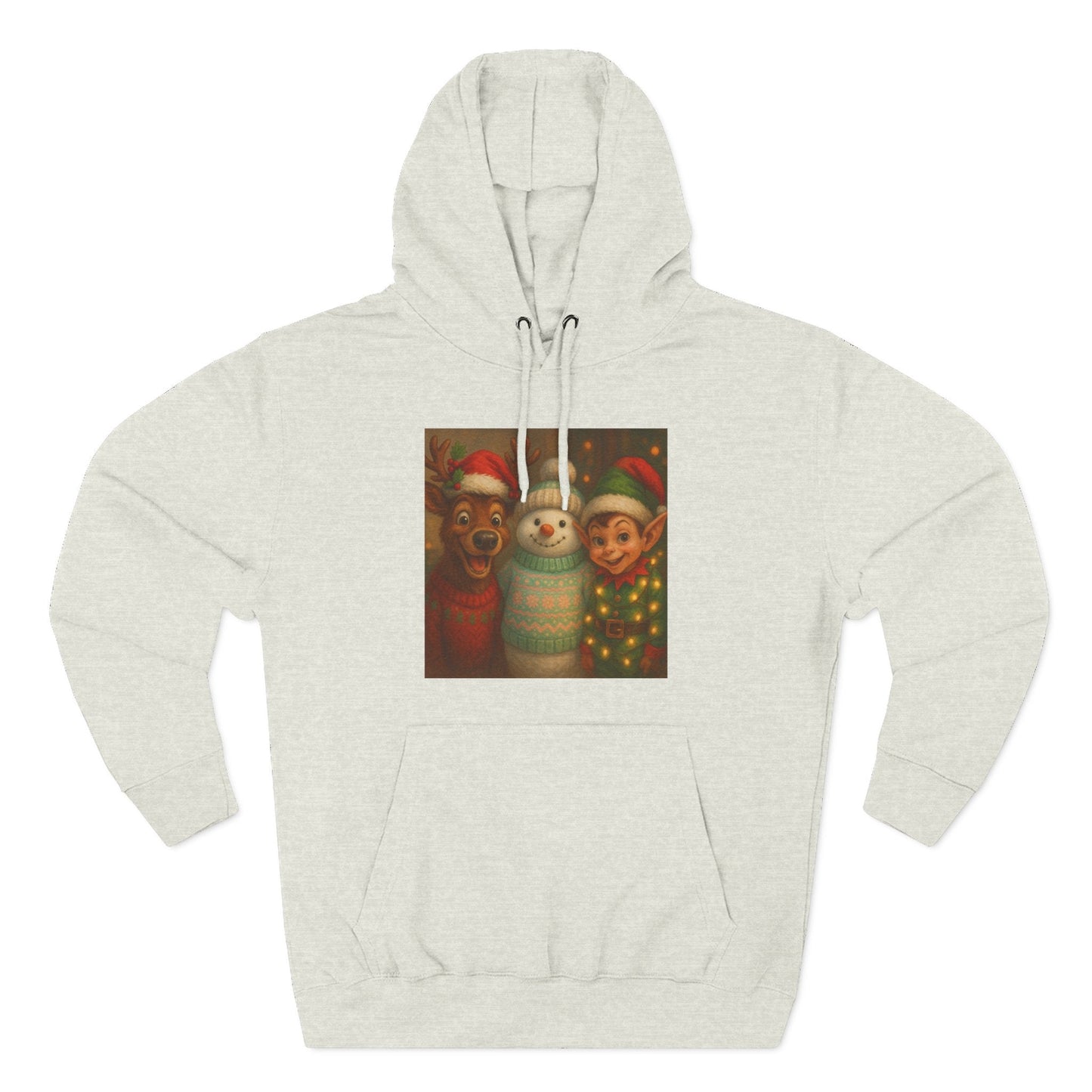 Fun Christmas Fleece Hoodie Printify