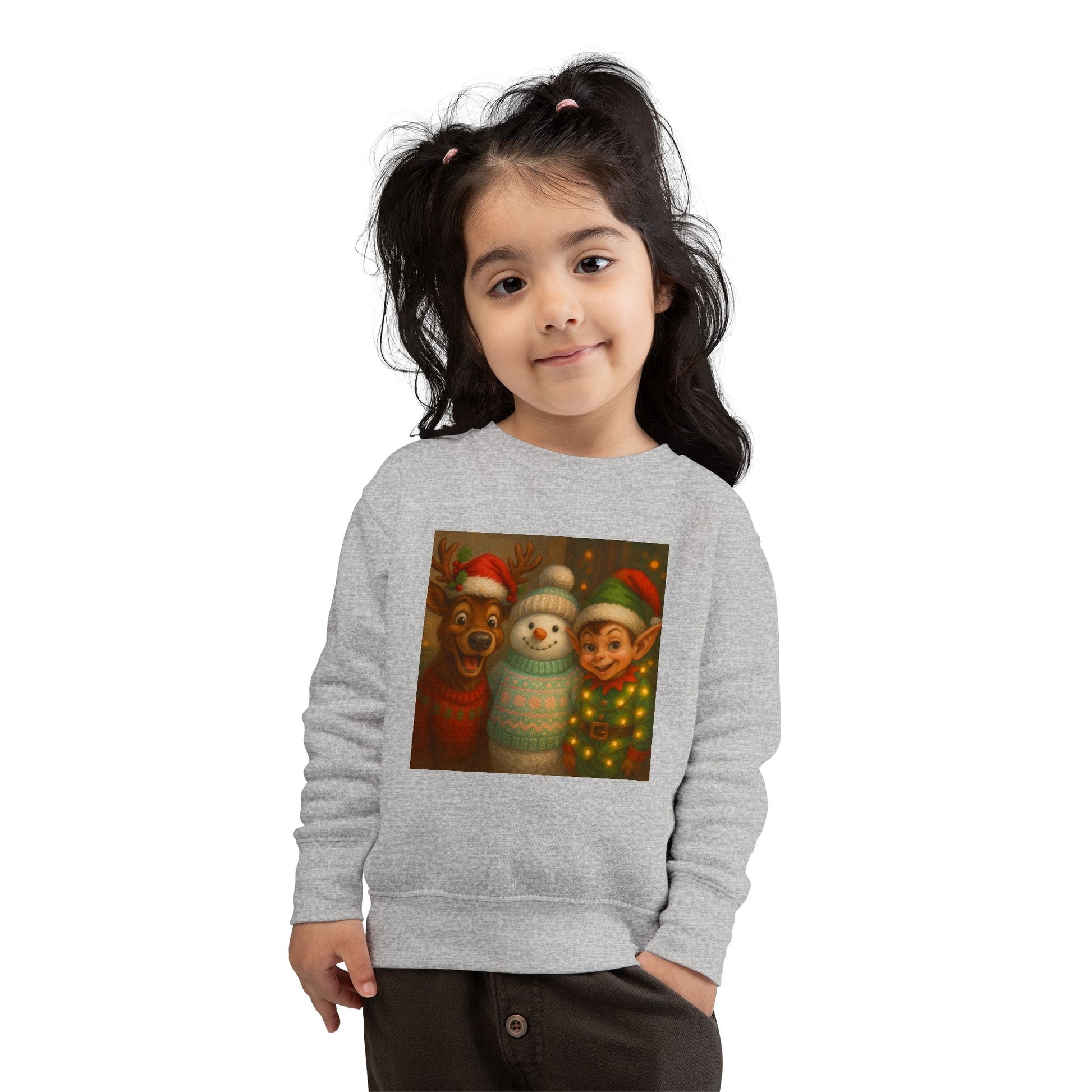 Fun Festive Toddler Sweatshirt Printify