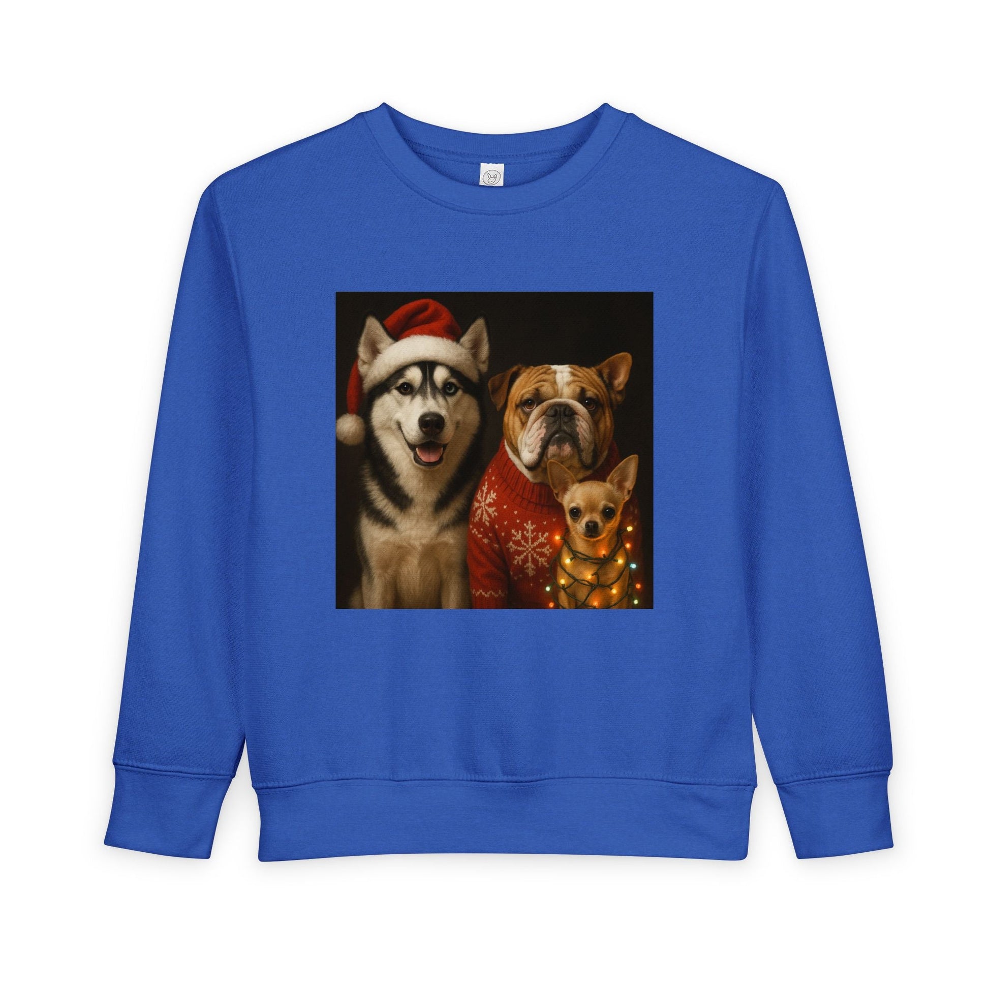 Festive Pet-Themed Toddler Sweatshirt Printify