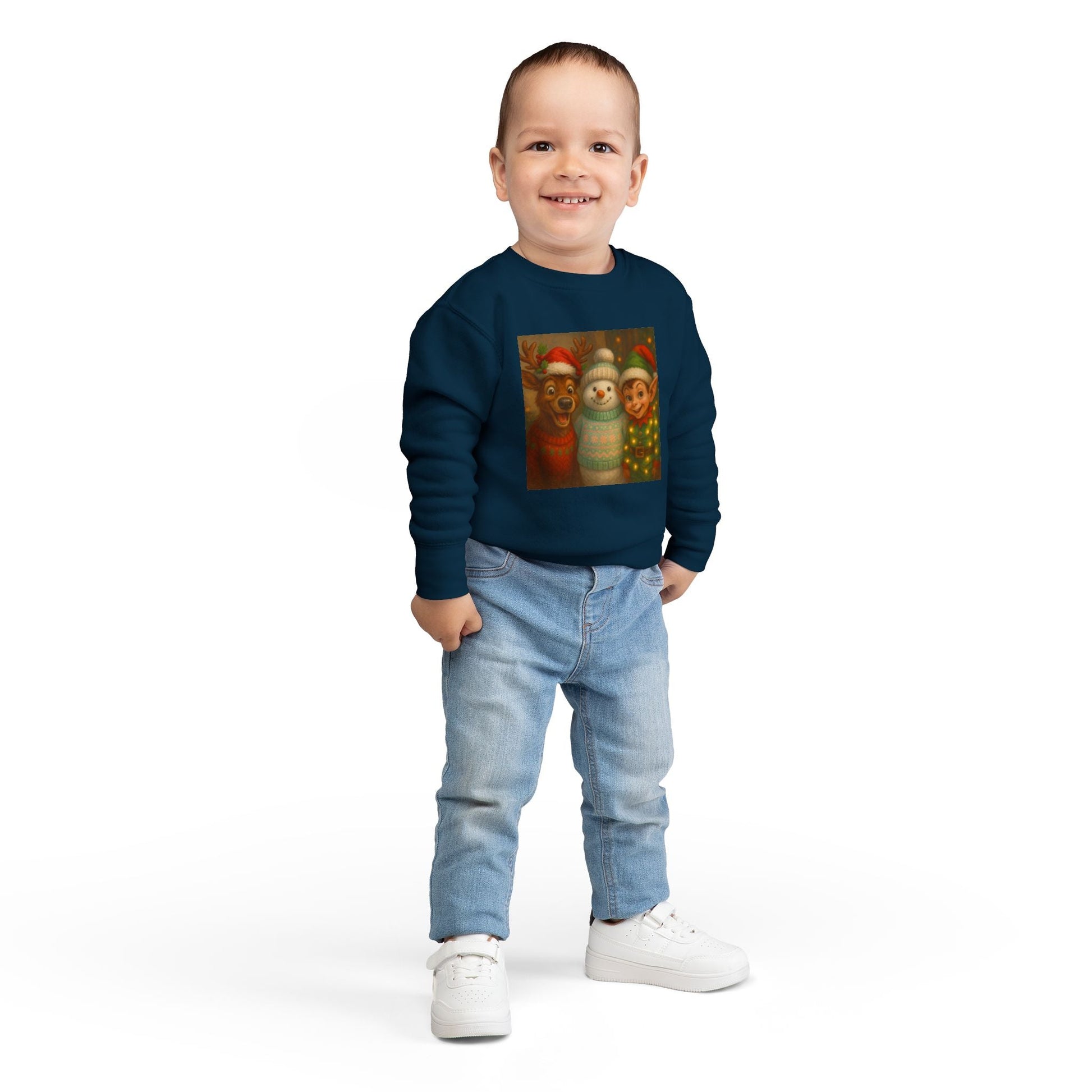 Fun Festive Toddler Sweatshirt Printify