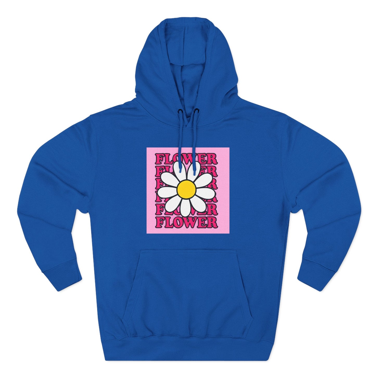 Pink Daisy Hoodie Printify