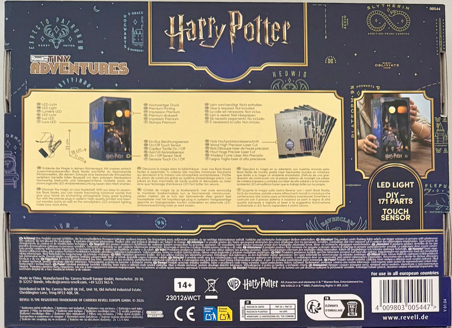 Harry Potter Tiny Adventures Book Nook Mini Diorama Hogwarts Castle 18cm