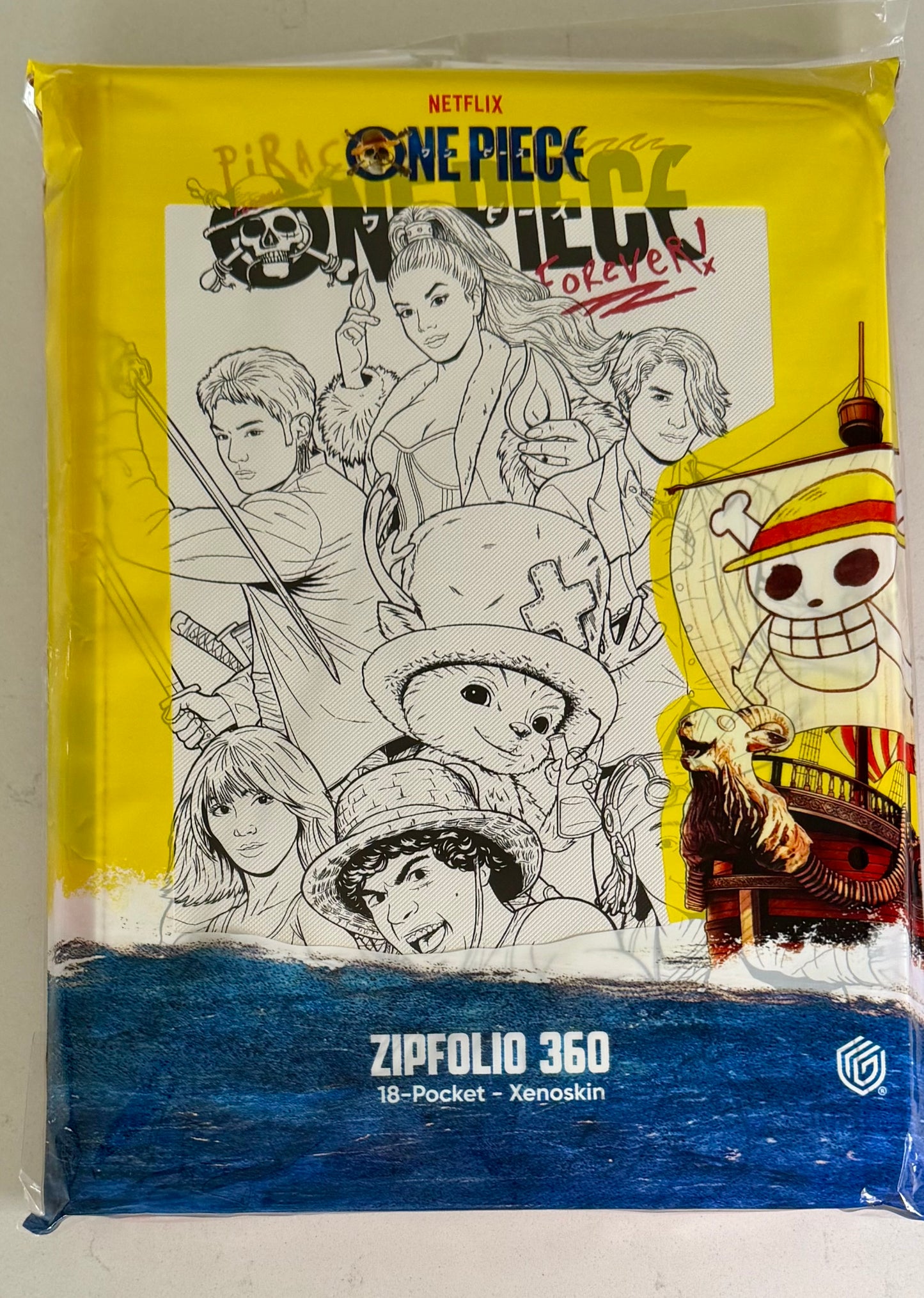 Ultimate Guard Zipfolio 360 Xenoskin – One Piece Netflix Sketch Edition