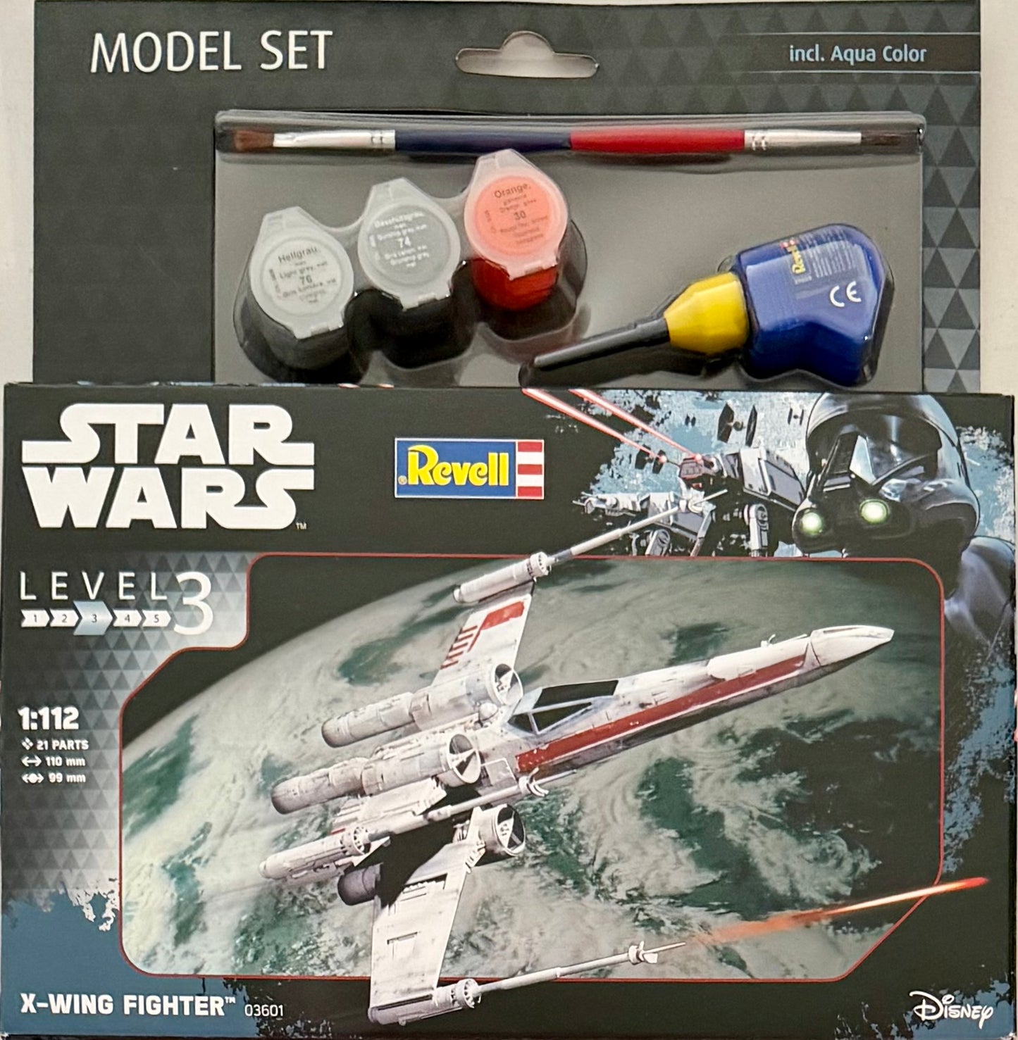 Star Wars Model Kit 1/112 Model Set X-Wing Fighter 11cm