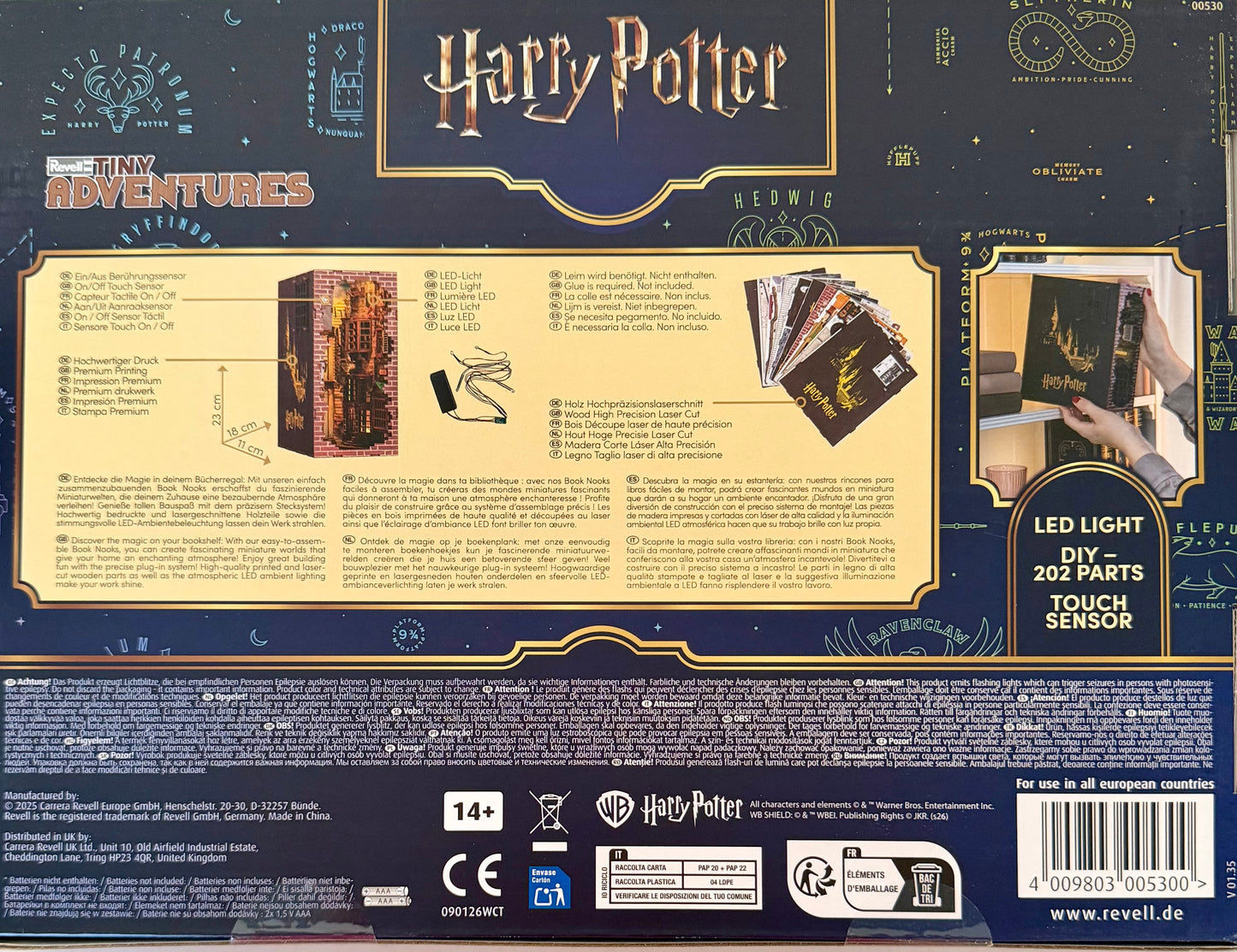 Harry Potter Tiny Adventures Book Nook Mini Diorama Diagon Alley 23cm