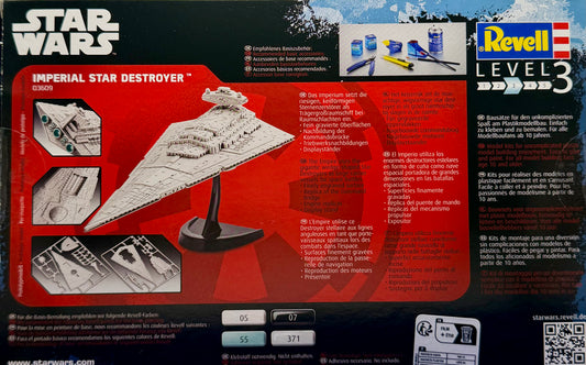 Star Wars Model Kit 1/12300 Imperial Star Destroyer 13cm - Revell