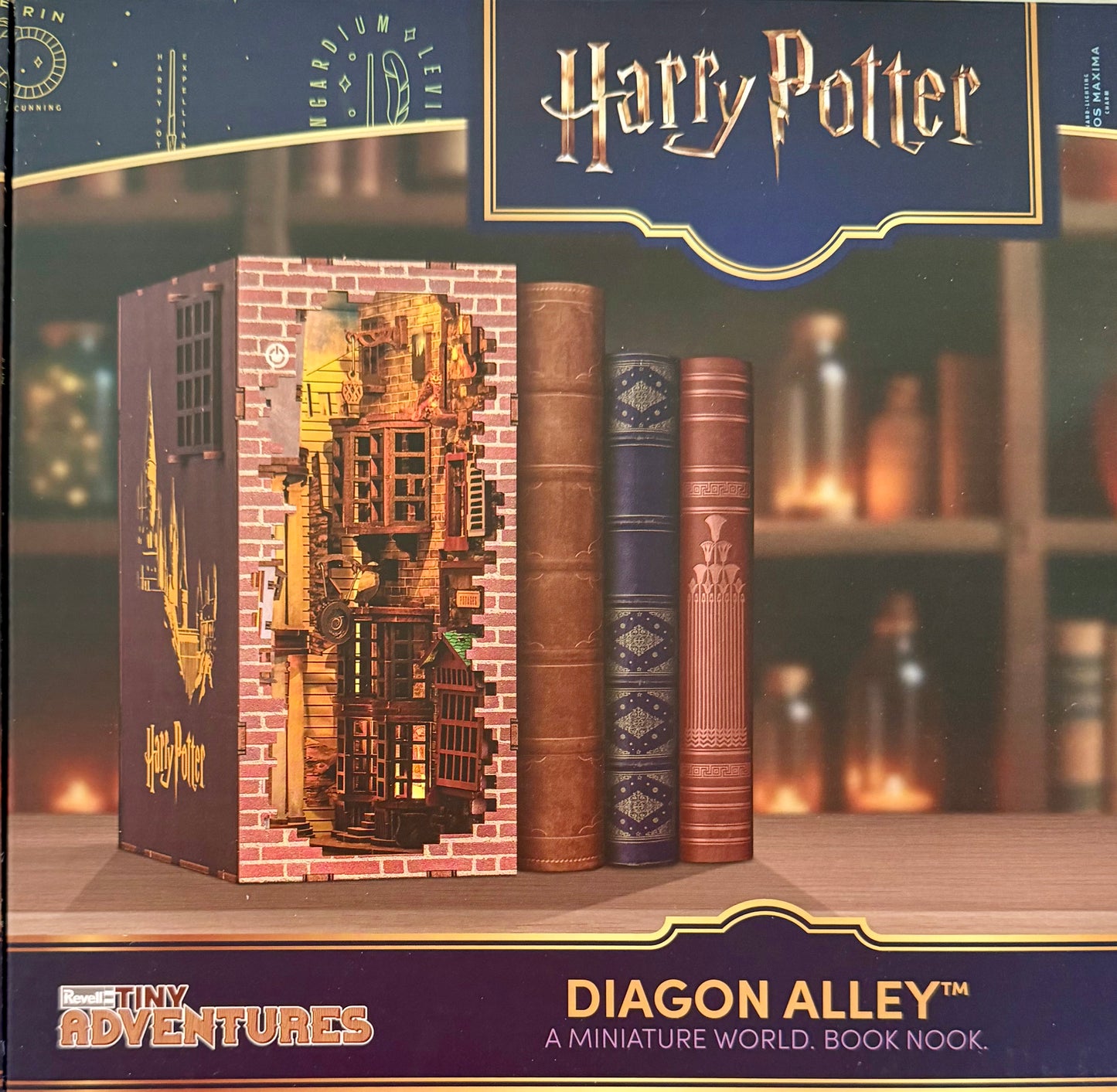 Harry Potter Tiny Adventures Book Nook Mini Diorama Diagon Alley 23cm