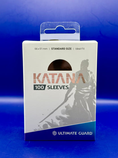 Ultimate Guard Katana Sleeves – Black (100 Standard Size Sleeves)