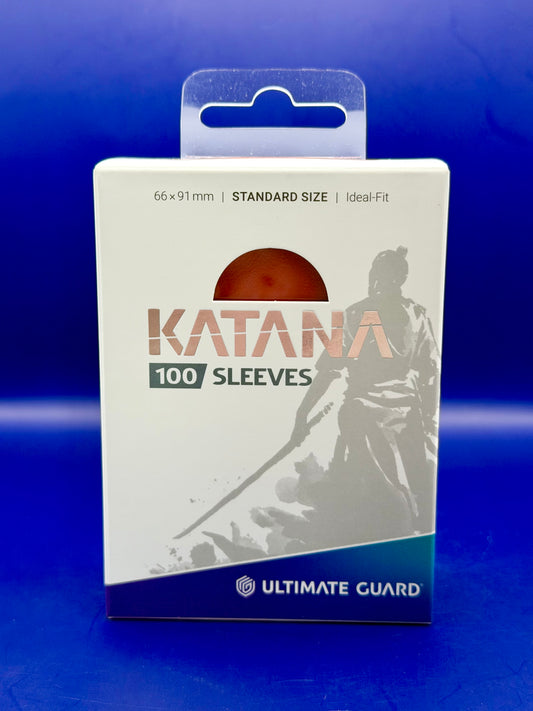 Ultimate Guard Katana Sleeves – Red (100 Standard Size Sleeves)