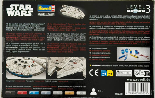 Star Wars Episode VII Model Kit 1/241 Millennium Falcon 10 cm Revell