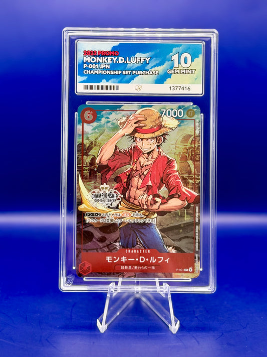 Monkey D Luffy P-001JPN Championship Set Promo ACE 10