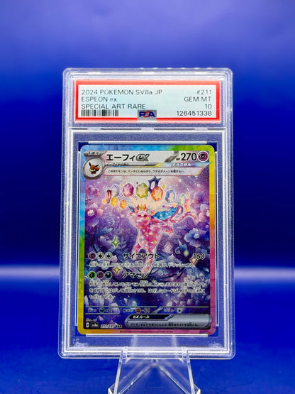 Espeon ex 211/187 – Terastal Festival ex (SV8a) Japanese | PSA 10